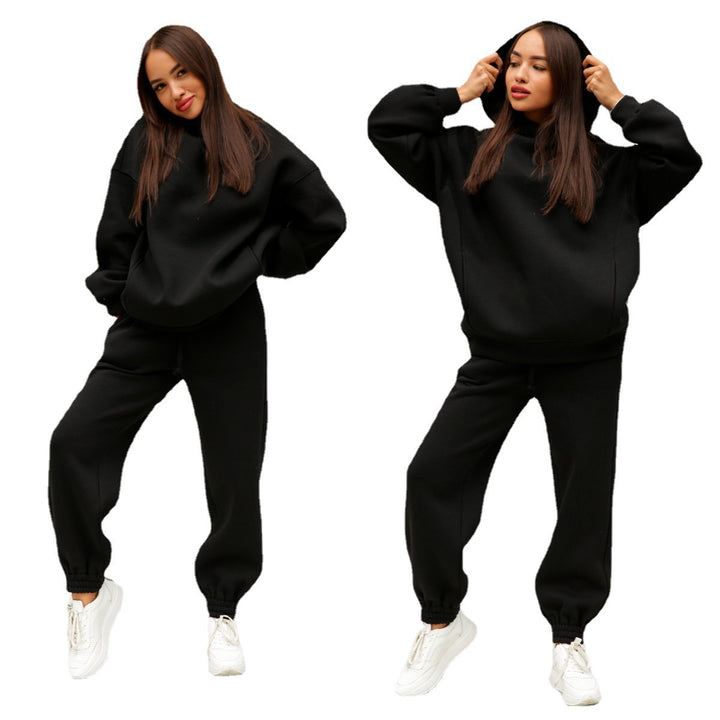 Dame Sporty Hoodie og Joggingbukser Sæt Stilla