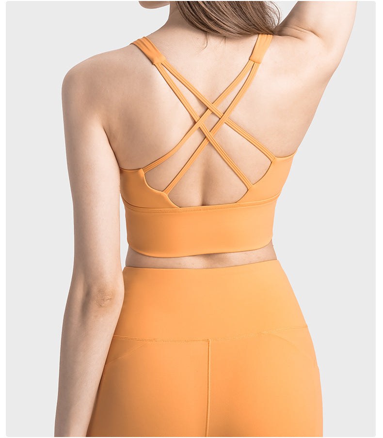 Stilla | Back Fixed Cup Sports Bra Medium Tenacity Yoga Pilates