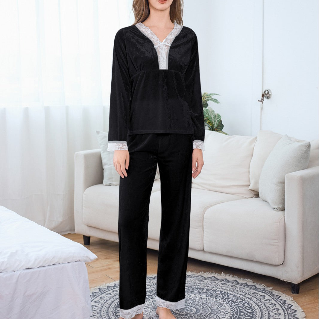Dame samtblød pyjamas Stilla