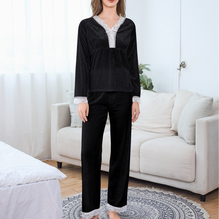 Dame samtblød pyjamas Stilla