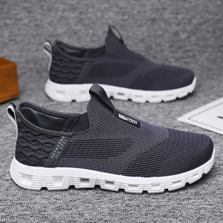Dame Komfortable Slip-On Sneakers med åndbart strikmateriale Stilla