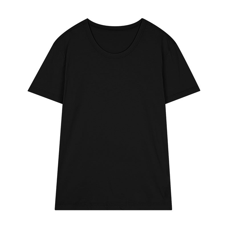 Dame klassisk Rundhalsshirt i høj kvalitet bomuld Stilla