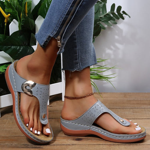 Dame fodseng-sandaler med moderigtigt hjerte-design og komfortabel sål Stilla