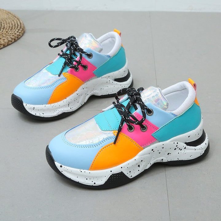 Dame Sporty Sneakers med innovativt fusionsdesign Stilla