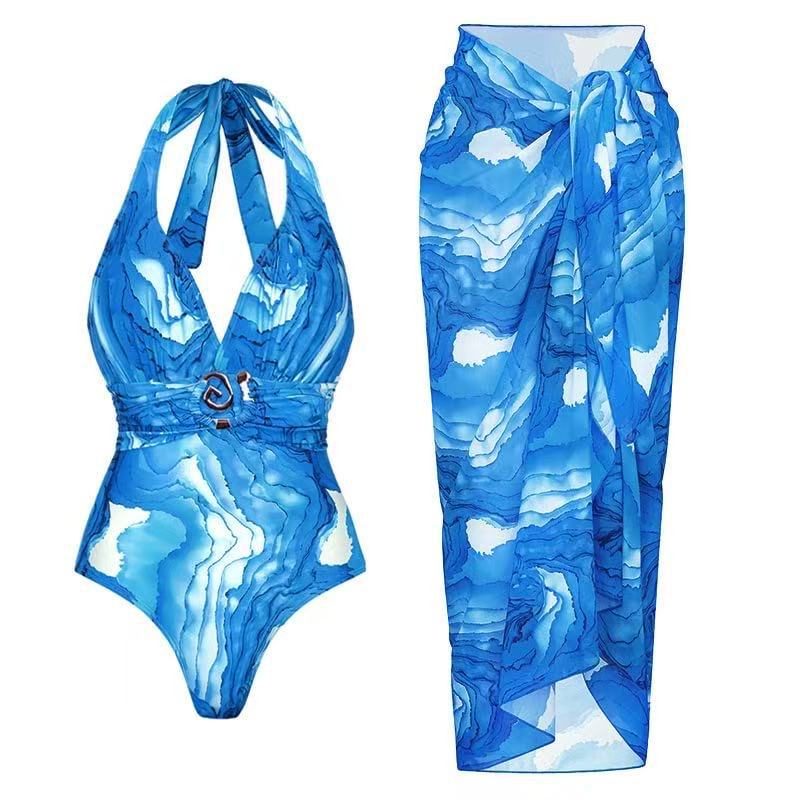 Dame badedragt med tilhørende sarong Stilla