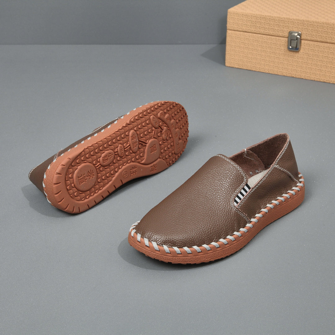 Herrer Fritids Læder Slippers Stilla