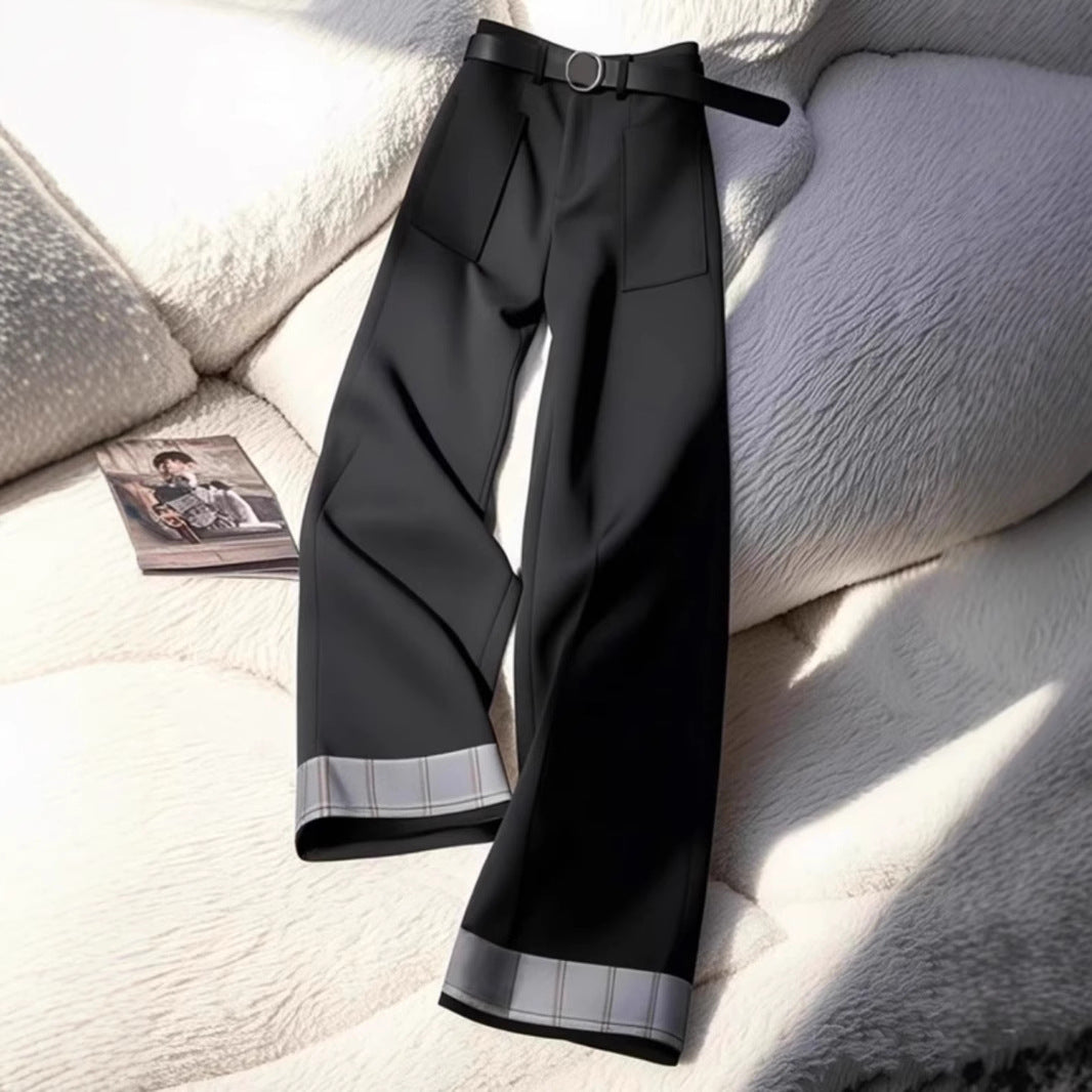 Kvinders stilfulde palazzo-bukser med elegant tapered talje Stilla