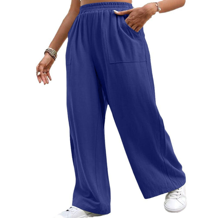 Dame Bred High-Waist-Bukser Stilla