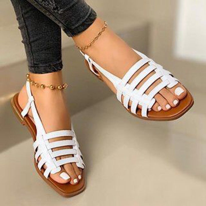Dame Riemchen-sandaler med justerbar ankelrem og anatomisk fodseng Stilla