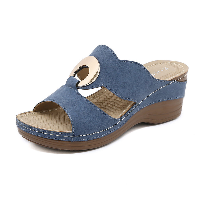 Dame Komfortable Wedge Sandaler Stilla