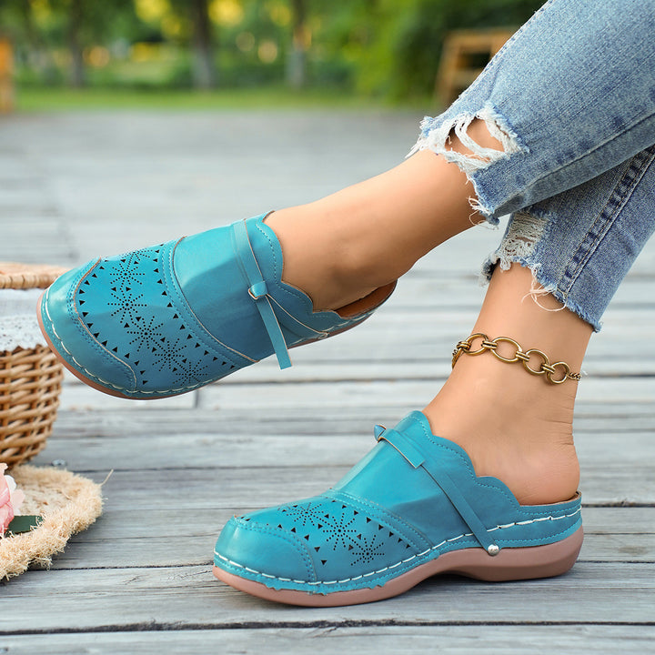 Dame Behagelige Clogs med åndbart design Stilla