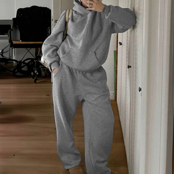 Dame Sweater og Bukser Sæt med afslappet snit og praktiske lommer Stilla