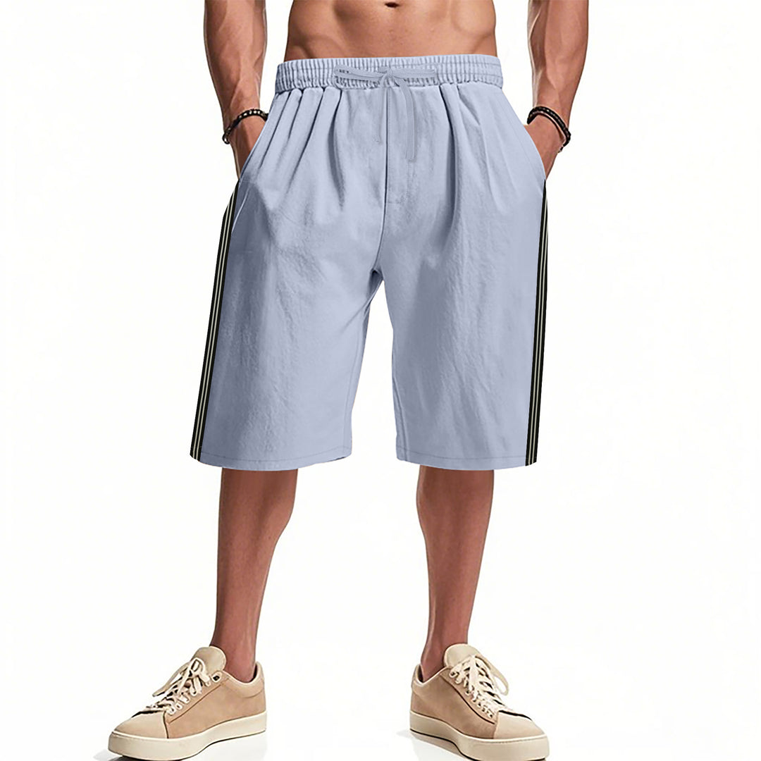 Herrer afslappede sportshorts med sidebånd Stilla