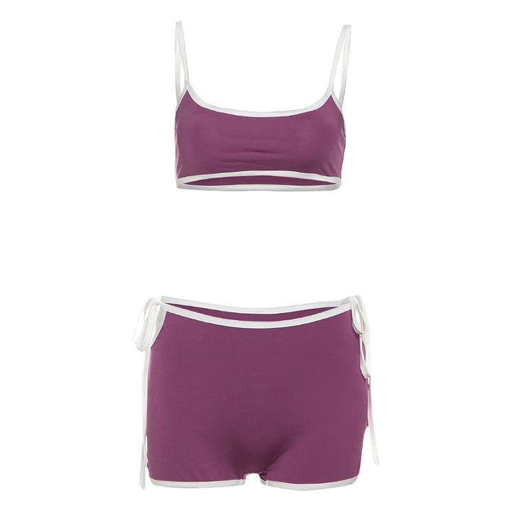 Dame Bikiniset med justerbare stropper og elegant design Skovae