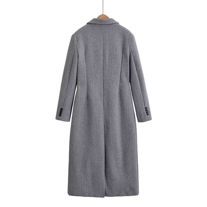 Dame elegant Bouclé-frakke Stilla