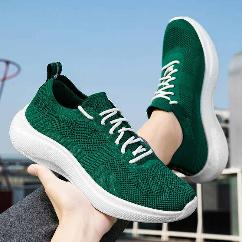Unisex nan let strik-sneaker med anatomisk tåboks, polstret hælledelse og stødabsorberende let sål Skovae