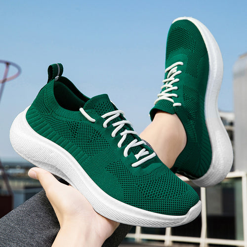 Unisex nan let strik-sneaker med anatomisk tåboks, polstret hælledelse og stødabsorberende let sål Skovae