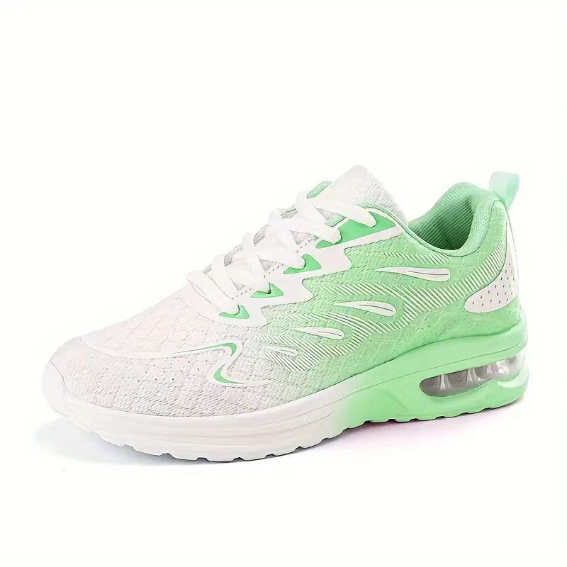Dame nan præstationsorienteret fitness sneakers med synlig luftdæmpning og sømløst strikket overmateriale Skovae