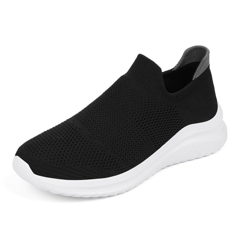 Unisex nan åndbare strik-sneakers med ergonomisk memory-fodsål Skovae