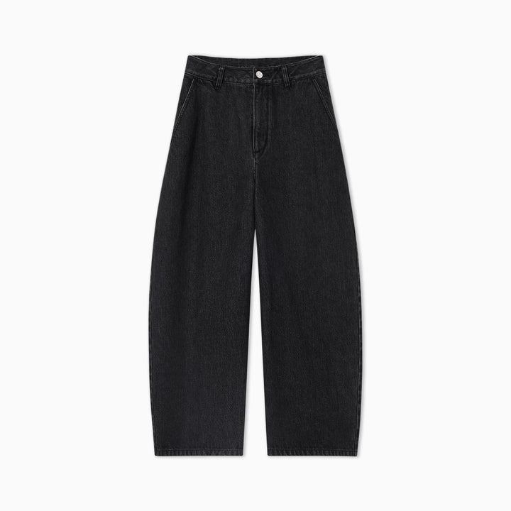Dame vidde Denim-jeans med høj talje og afslappet snit Stilla