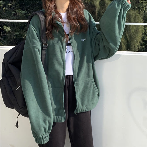 Femme Cozy Fleece Zip-Up Jakke Stilla