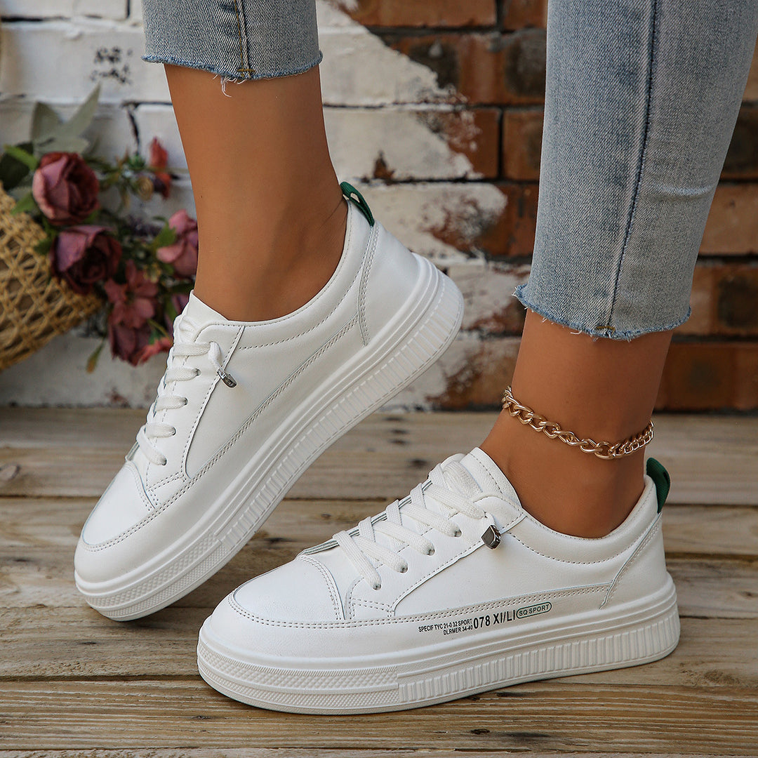 Dame platform-sneakers med blød polstring og moderne design Stilla