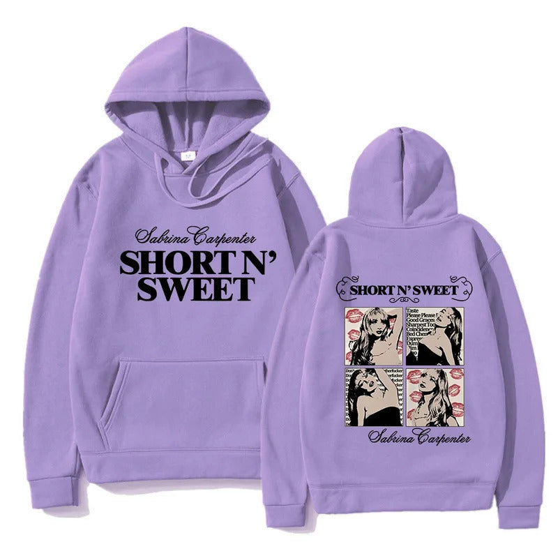 Kvinders hoodie med kreativt tegneserie design og afslappet snit Stilla