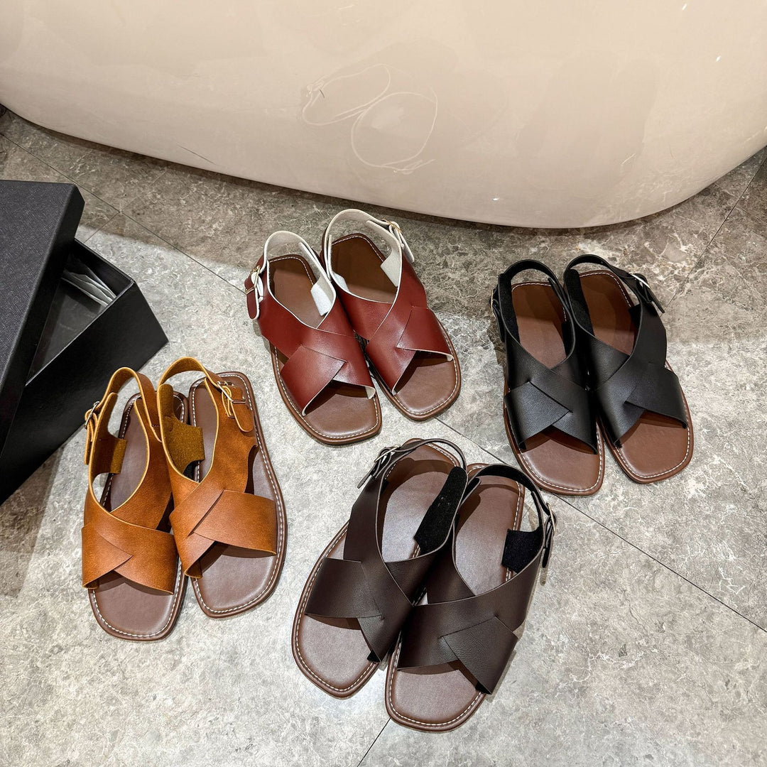 Dame Trendy Tåseparator-sandaler med elegant rem-design Stilla