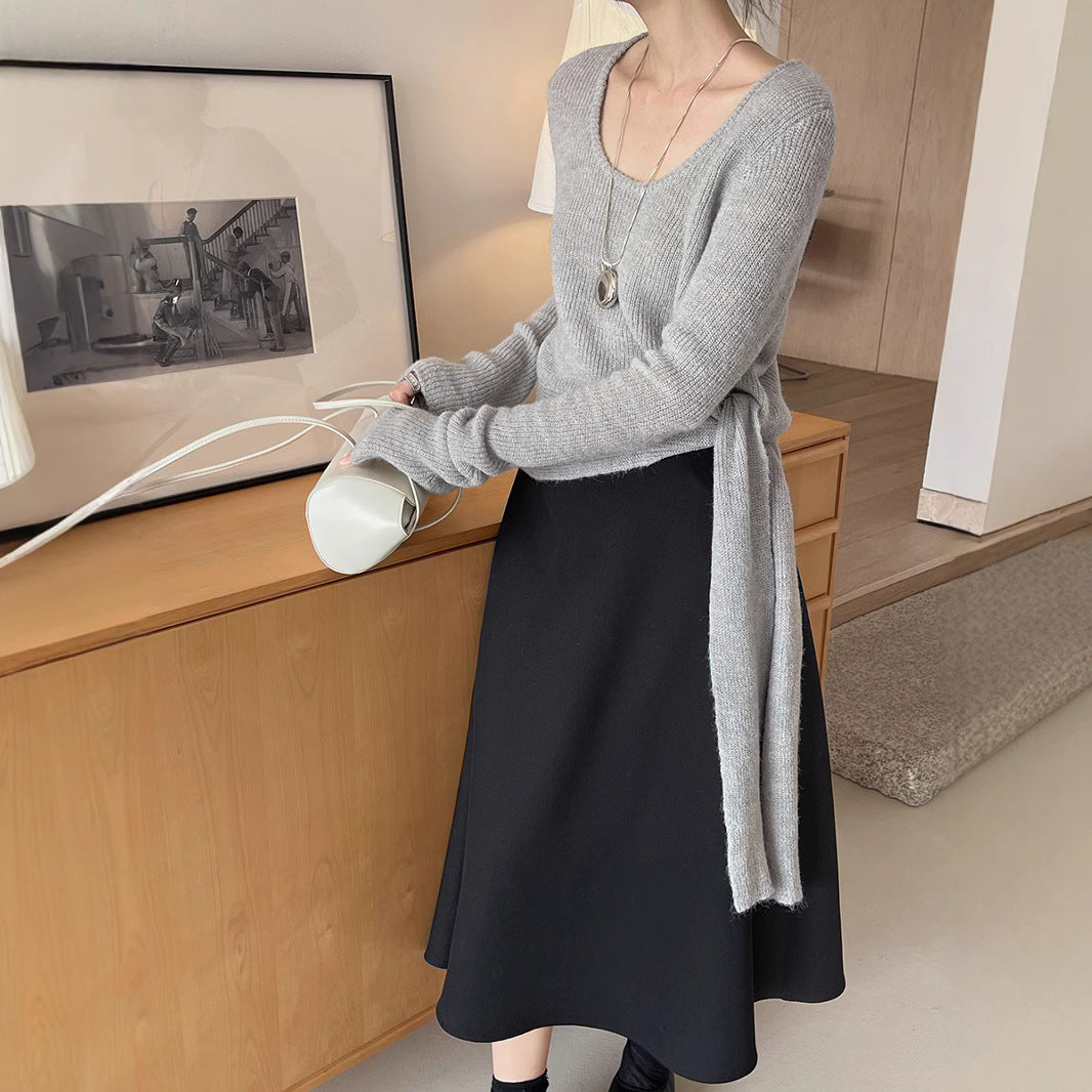 Dame Midi-nederdel med elegant snit og kvalitetsmateriale Stilla