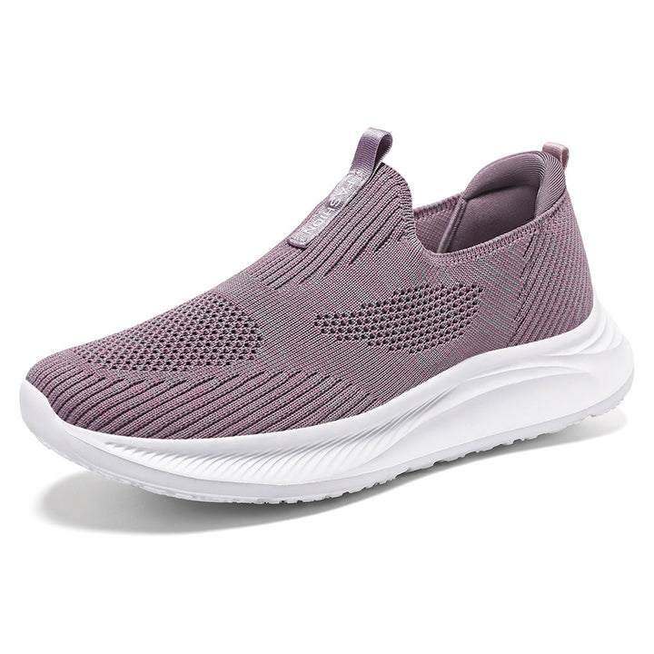 Damer Åndbare Slip-On Løbesko med elastisk Såle Stilla