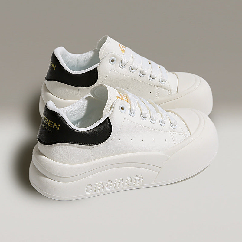 Dame Chunky Sneakers med polstret platformssål og åndbart overmateriale Stilla