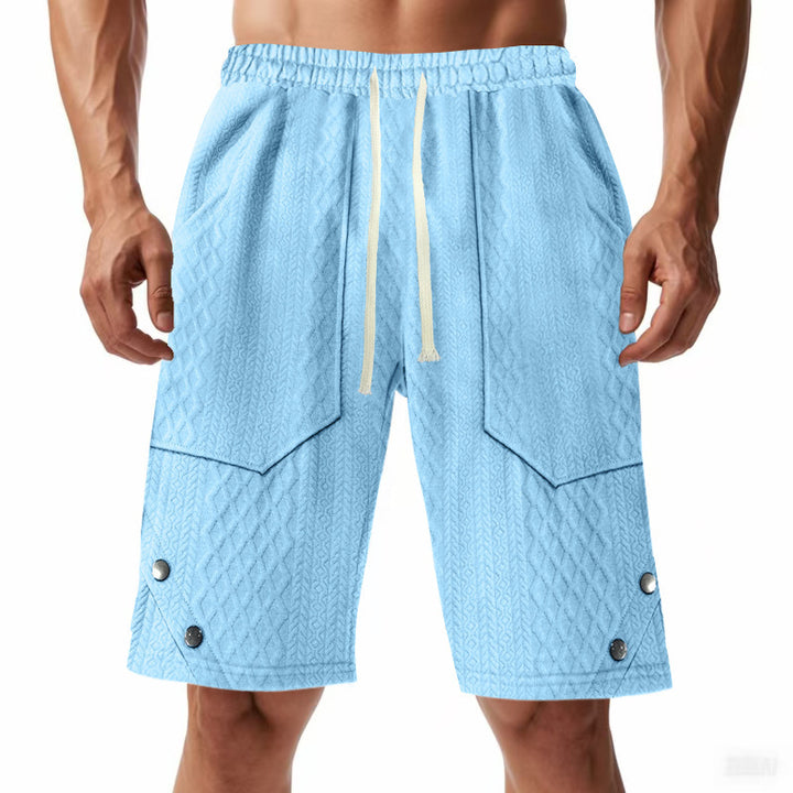 Herrer Cargo-shorts med struktureret design og praktiske lommer Stilla