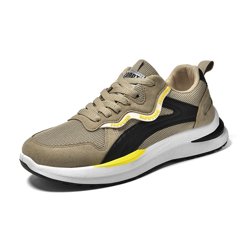 Herrer sporty fritids sneakers med støddæmpning og åndbar mesh-konstruktion Stilla