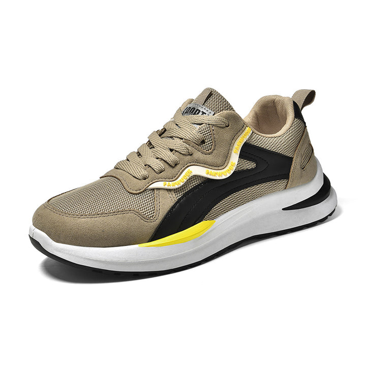 Herrer sporty fritids sneakers med støddæmpning og åndbar mesh-konstruktion Stilla
