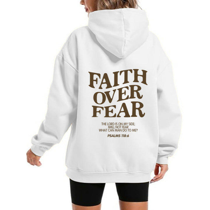 Kvinders hoodie med motiverende tekst og komfortabel pasform Skovae