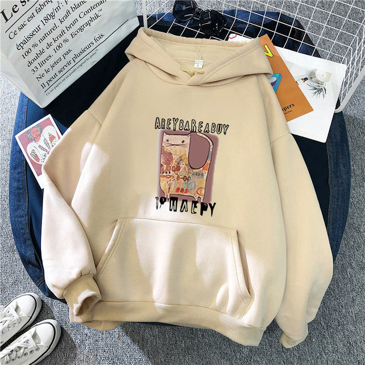 Kvinders hoodie med kreativt grafisk design Skovae