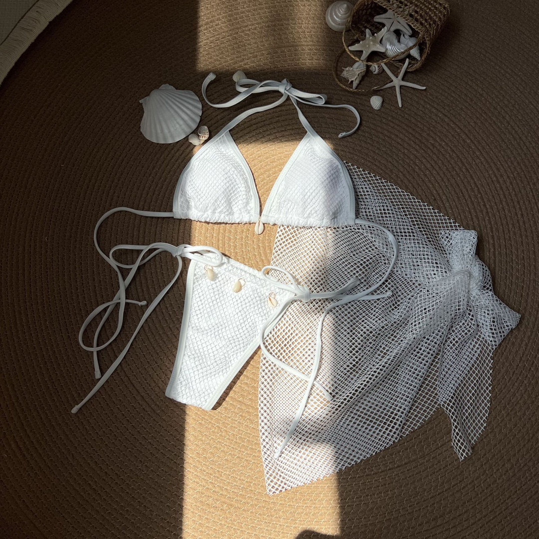 Dame Bikini-sæt med raffineret netdesign Stilla