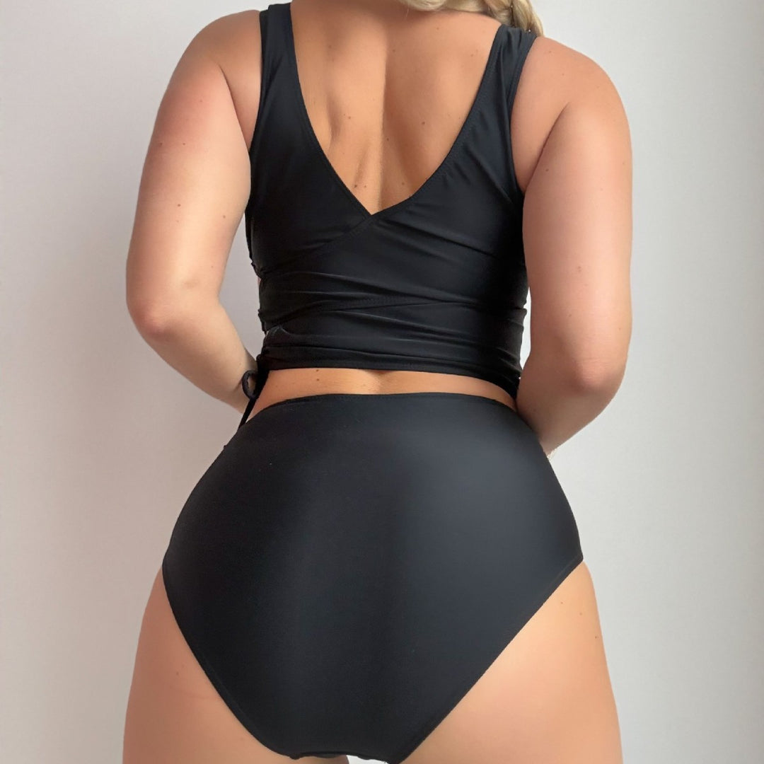 Dame Sporty Wrap Bikini Set Skovae