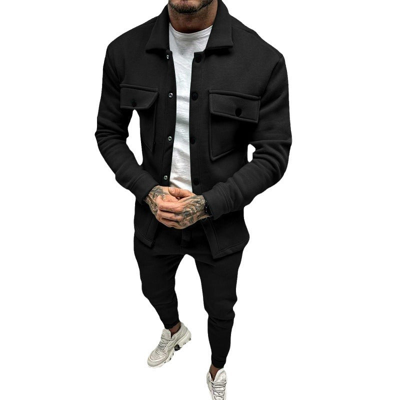 Herrer afslappet top med dobbelt brystlomme og praktiske detaljer Stilla