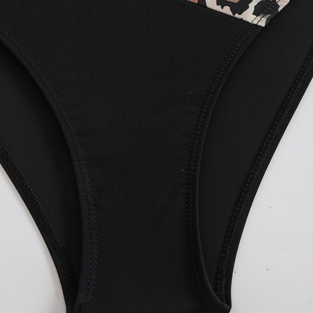 Dame Elegant Bikini-sæt med dyremønster Skovae