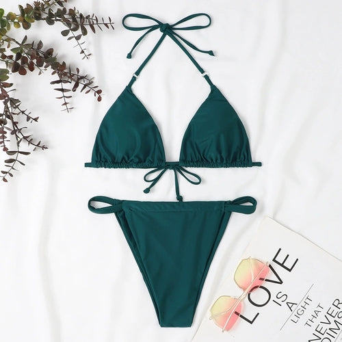 Dame Justerbar Trekant-Bikini-Sæt Stilla 1750840006