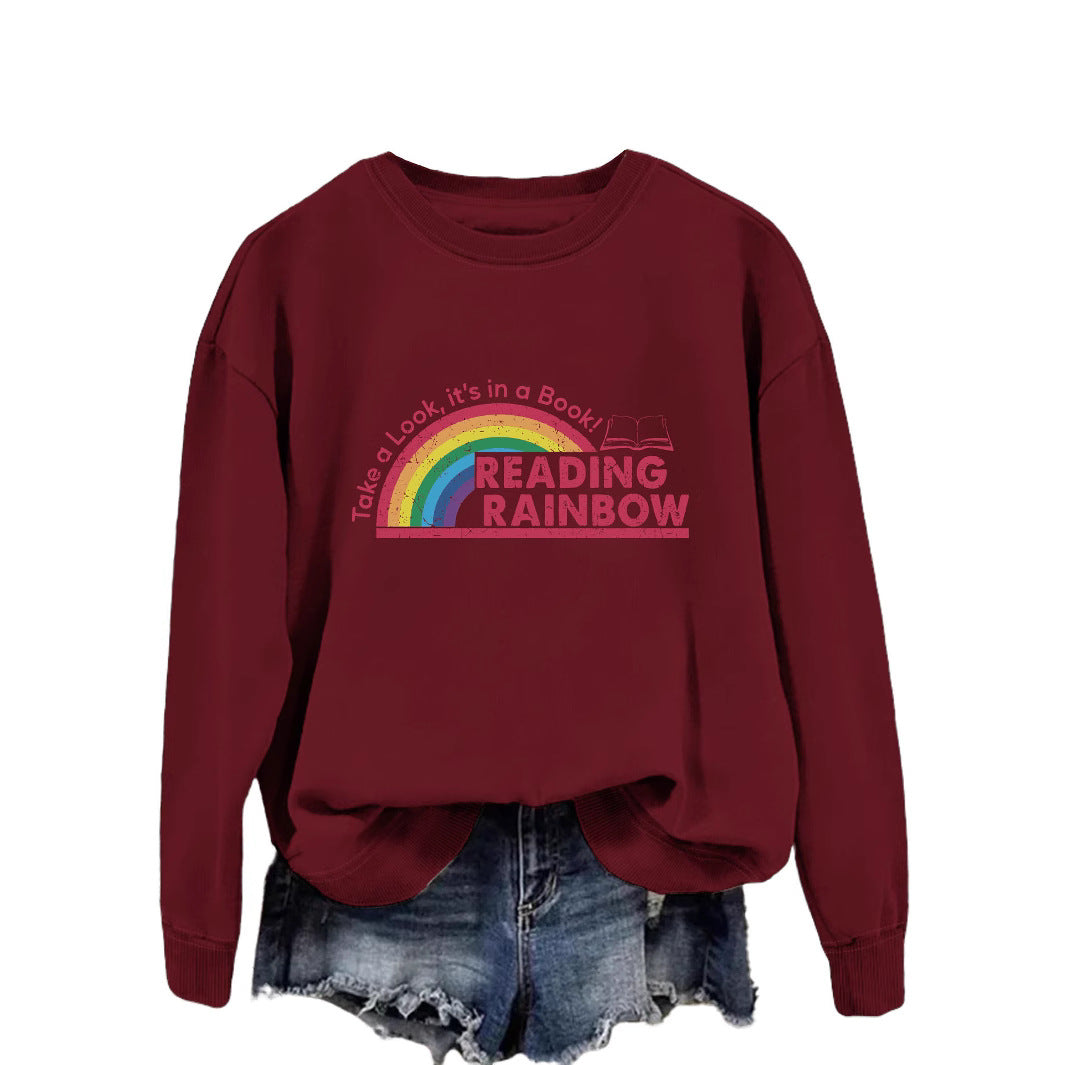 Kvinder casual sweatshirt med unikt print Stilla