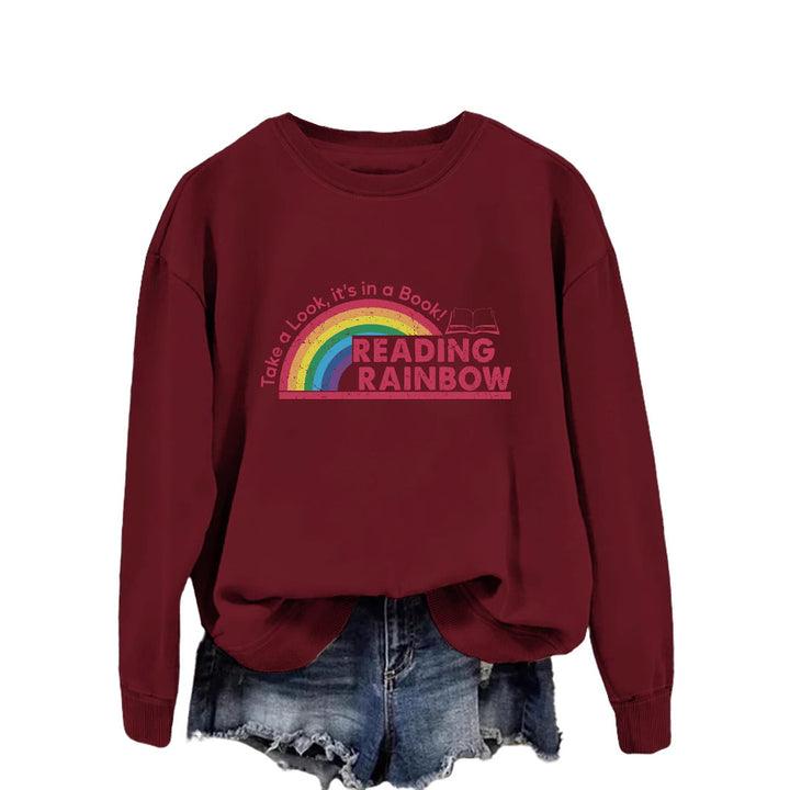 Kvinder casual sweatshirt med unikt print Stilla