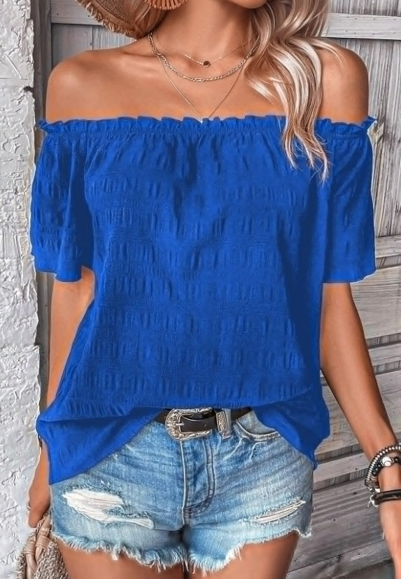 Dame Off-Shoulder Bluse Skovae