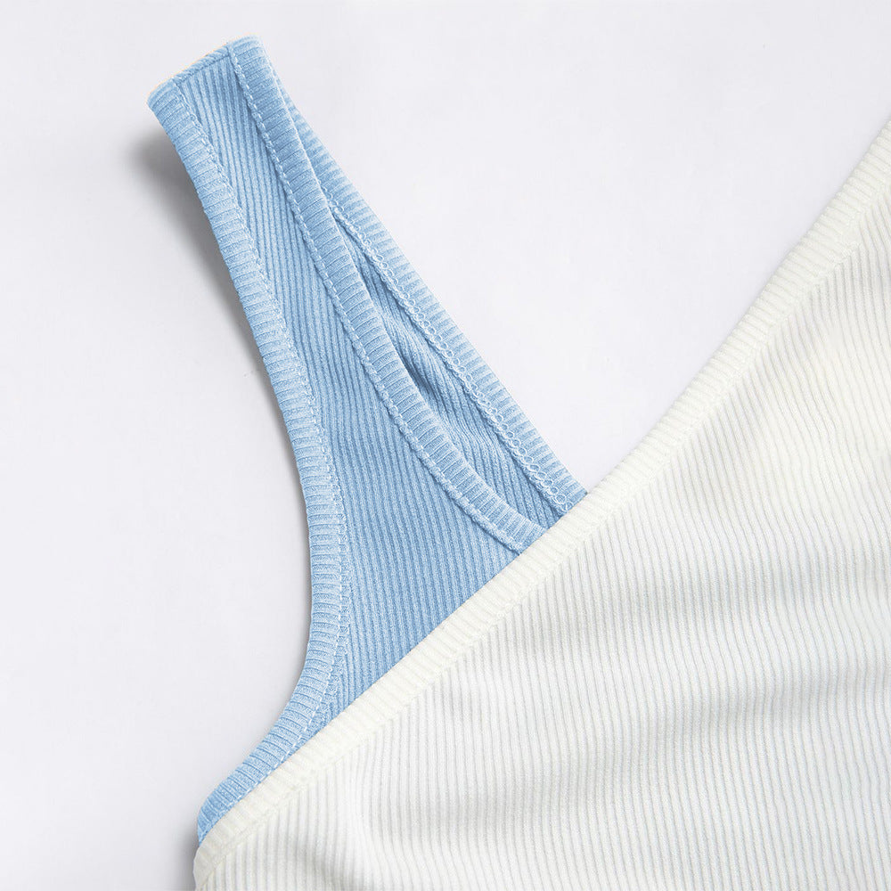 Kvinders sportsbustier med asymmetrisk design og justerbare stropper Stilla