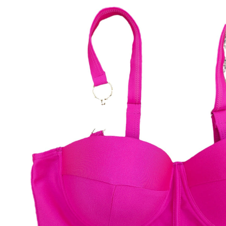 Dame badedragt med sexy bustier-design og justerbare stropper Stilla