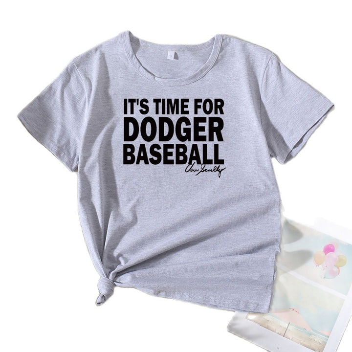 Dame Fritids Sport Grafik T-shirt Stilla