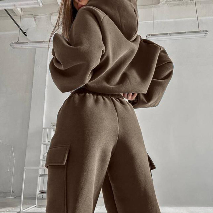 Stilla | Trendy Mode Sports Fritids Hoodie Sæt