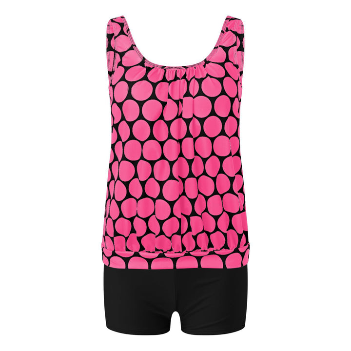 Dame elegant tankini med moderigtigt mønster Skovae