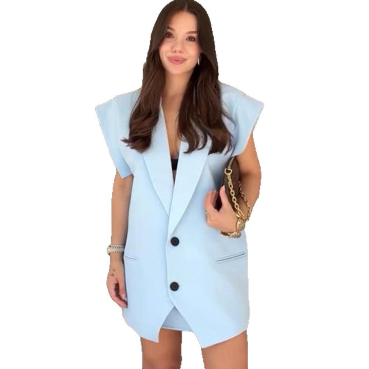 Dame Oversized Blazer med struktureret snit Stilla